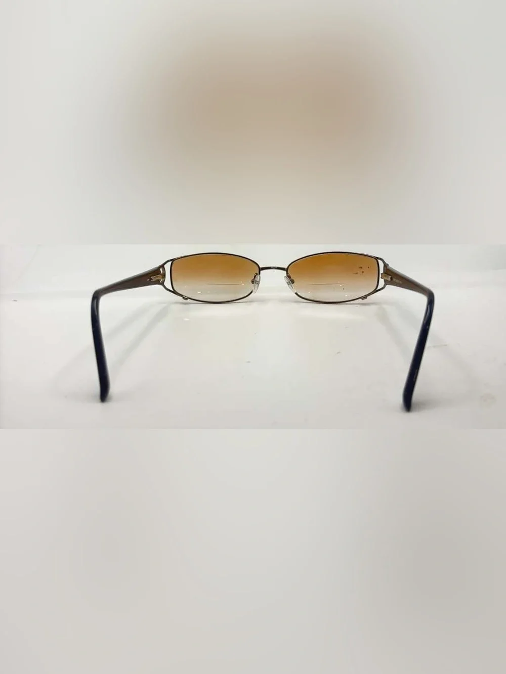 Splendor SP807 Brown Oval Metal Sunglasses Frames Only